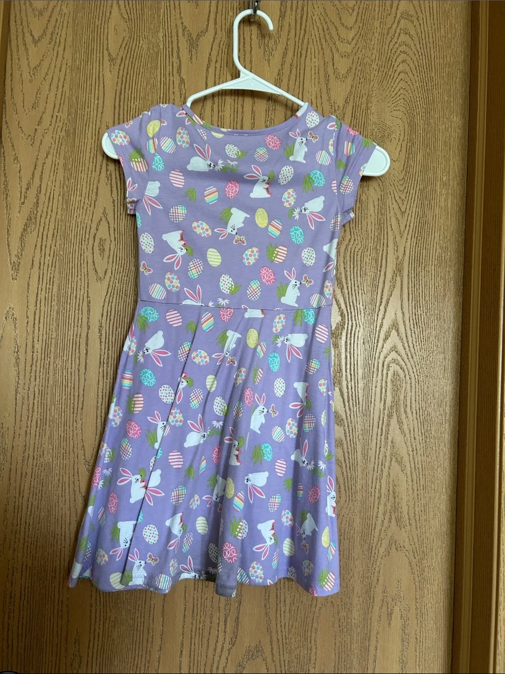 The Children's Place Lavender Bunny & Easter Egg Nightgown